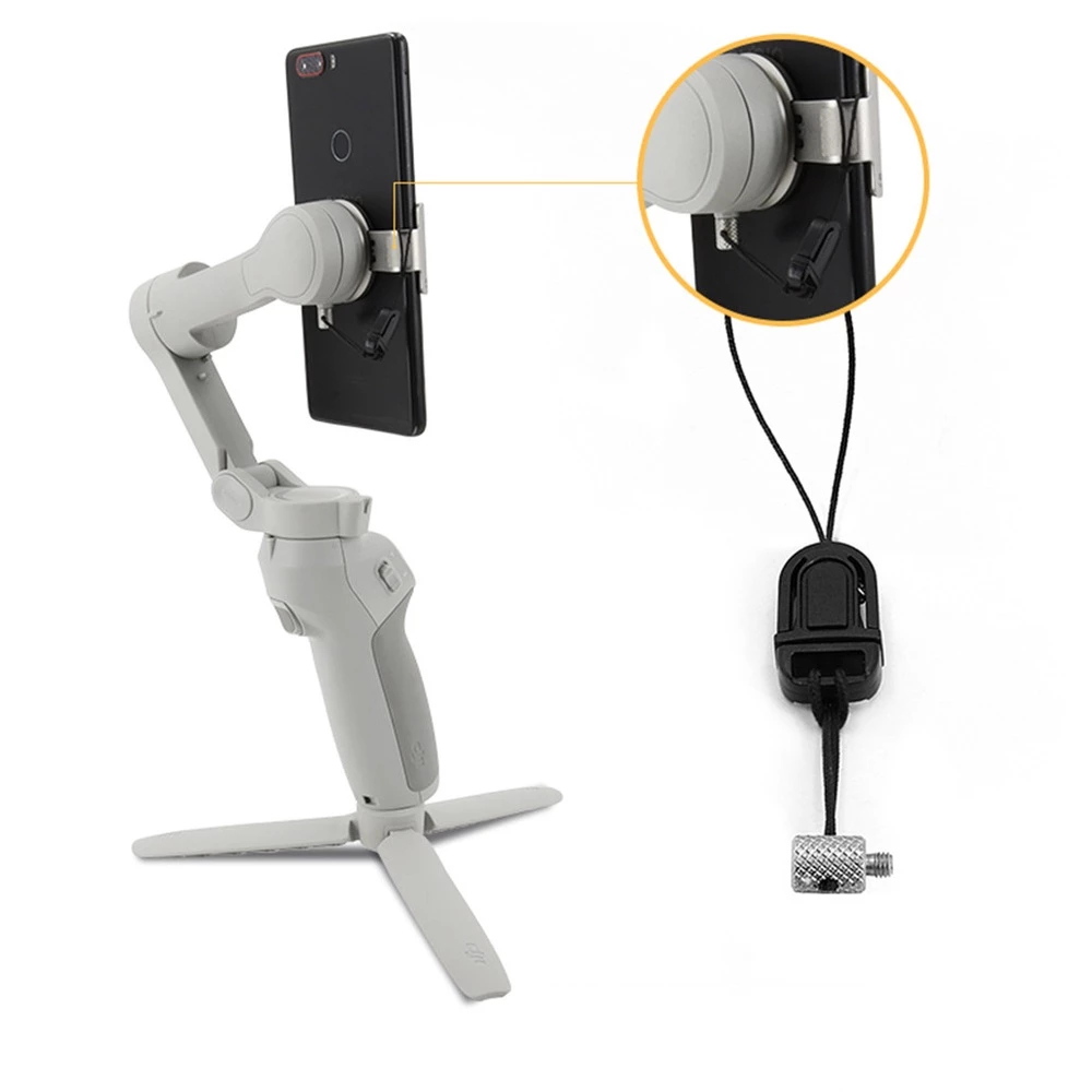 DJI osmo mobile 6 สำหรับ DJI OM 6/OM 5 ผู้ถือโทรศัพท์มือถือแม่เหล็กป้องกันการสูญหาย Osmo Mobile 4 SE Gimbal Anti Drop Lanyards